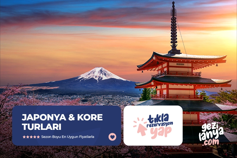 Elegant Japonya Kore Türk Havayolları ile 7 Gece KIX-NRT