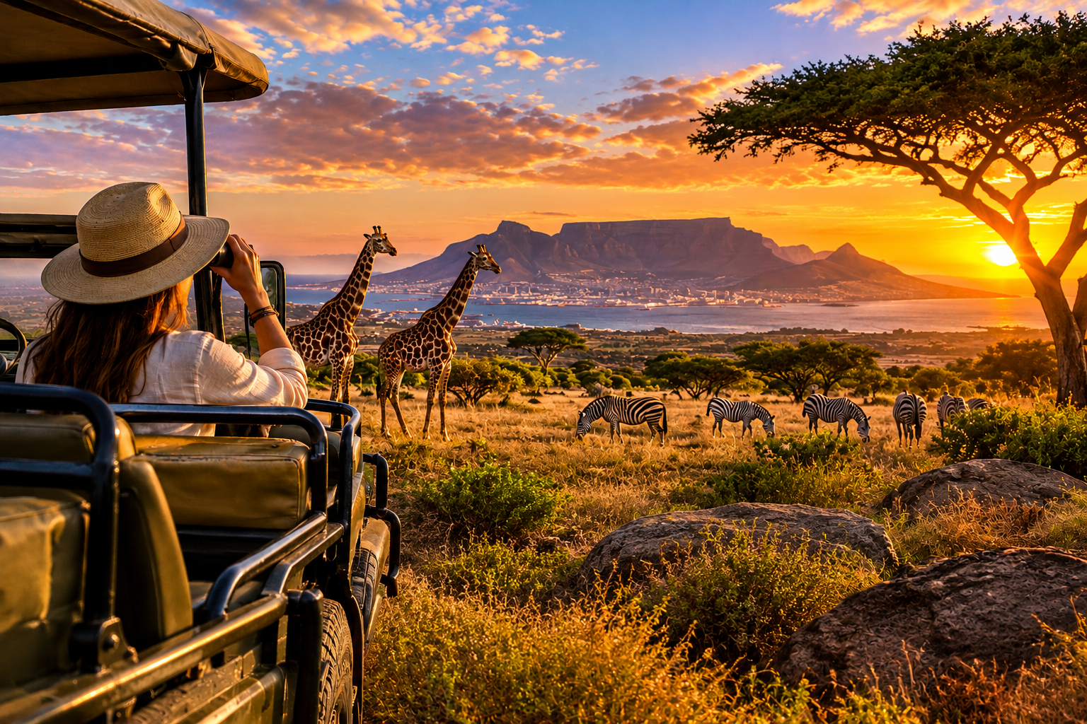 Flex Güney Afrika & Safari Türk Havayolları ile 5 Gece 6 Gün CPT - JNB