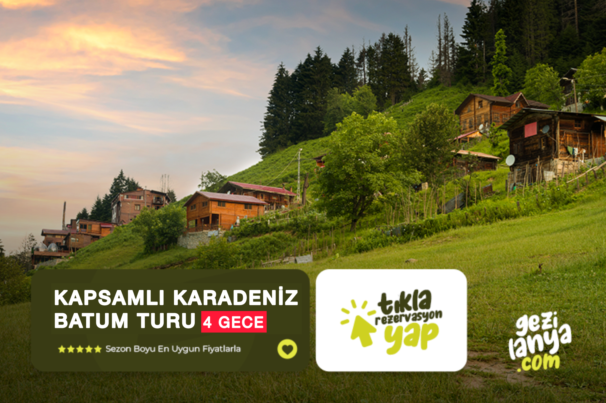 KAPSAMLI KARADENİZ BATUM TURU